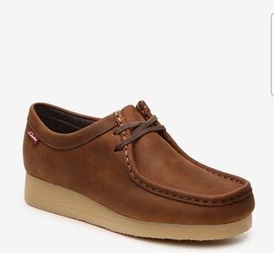 Dark brown leather Wallaby Clark’s